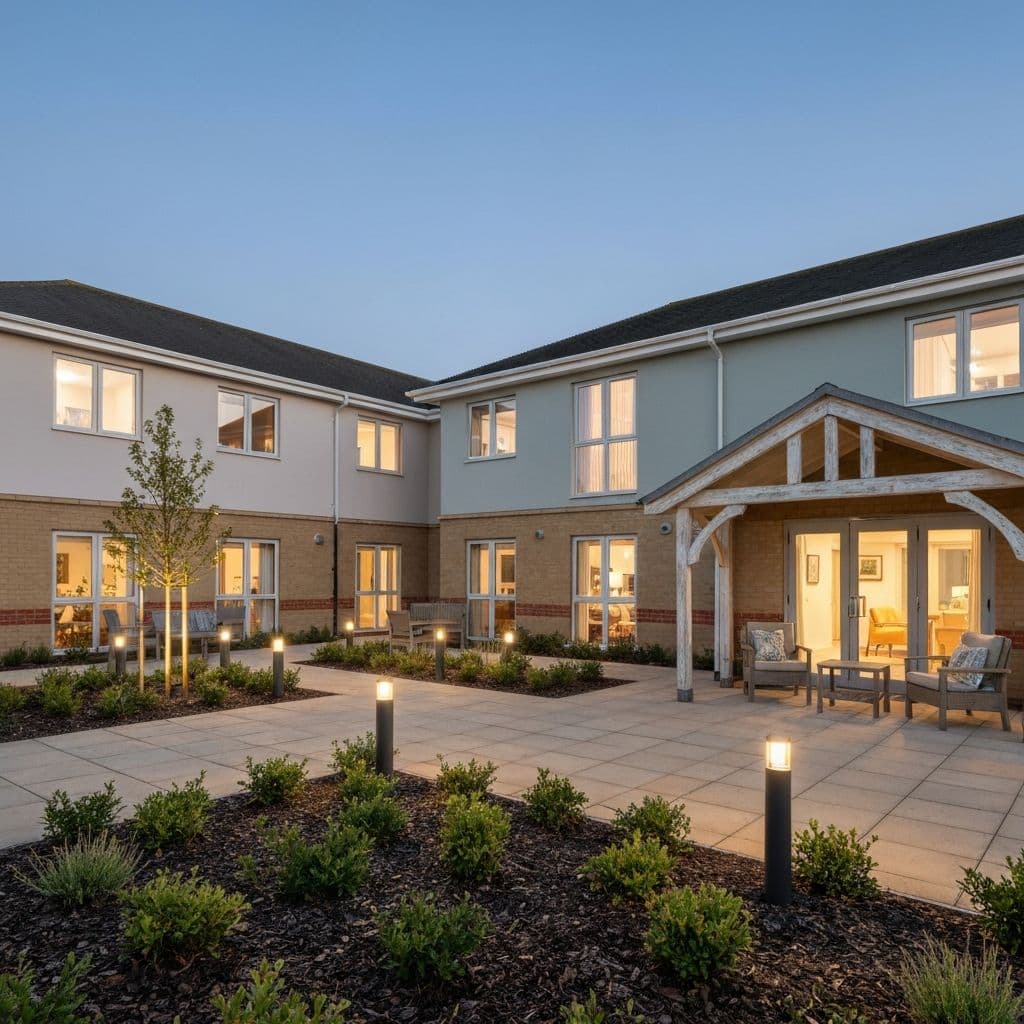 Pflegeheim - dezentes Hintergrundbild